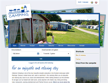 Tablet Screenshot of hallevikscamping.se